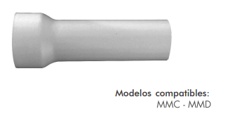 CAÑO CONEXION PVC PARA MINGITORIO