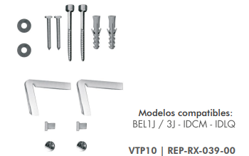 FIJACION LATERAL INODORO/BIDET A PISO