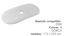 TAPA DEPOSITO DORICA CON TIRADOR