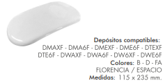 TAPA DEPOSITO OVAL CON BOTON