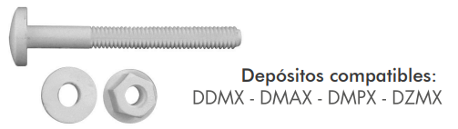 CONJUNTO TORNILLO PLASTICO 80MM