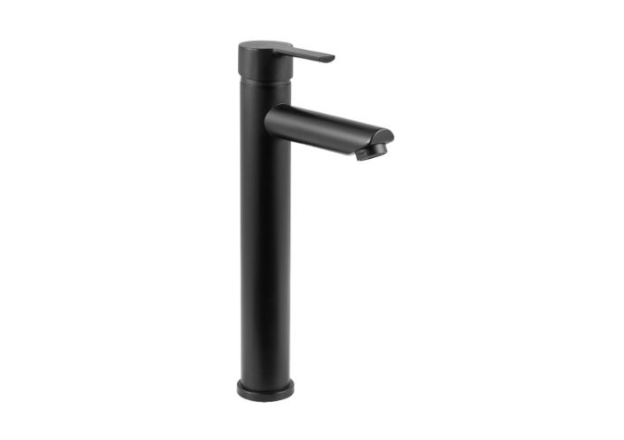 MONOCOMANDO LAVATORIO ALTO CALYX NEGRO