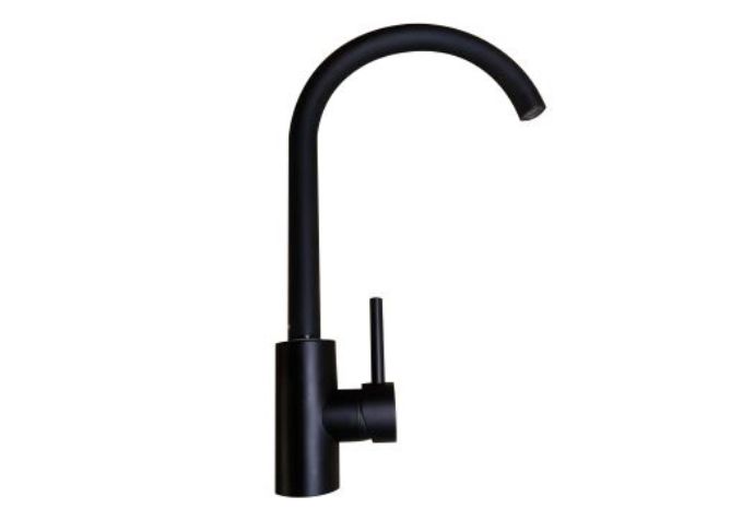 MONOCOMANDO COCINA MESADA PICO BAR CALYX NEGRO