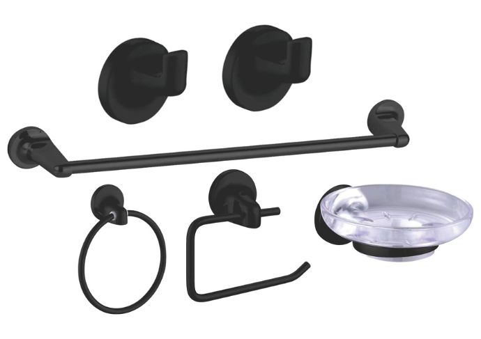 SET ACCESORIOS 6 PIEZAS NOVA NEGRO