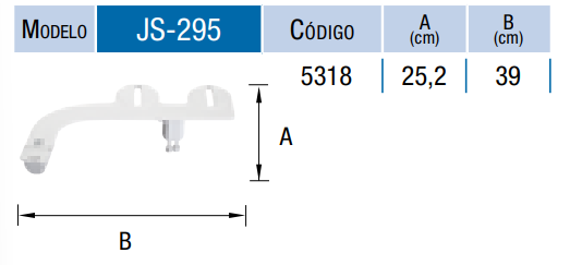 BIDET ADAPTABLE PARA INODORO AGUA FRIA
