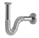 DESCARGA FLEXIBLE PARA LAVATORIO CON ADAPTADOR