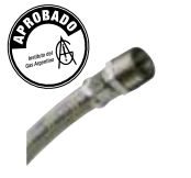 FLEXIBLE MALLADO ACERO INOXIDABLE GAS LICUADO 1/2X150