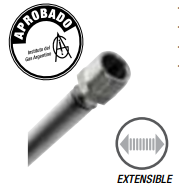 FLEXIBLE EXTENSIBLE GAS NATURAL 3/4 X 20-42