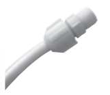 FLEXIBLE PVC BLANCO 1/2 X 30