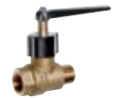 LLAVE ESFERICA PARA GAS CROMADA 1/2