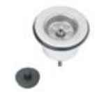 SOPAPA PVC LAVATARIO ROSCA ACERO 1 1/2