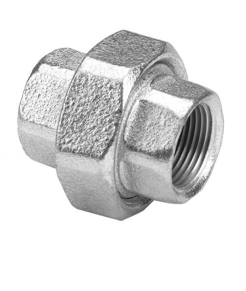 UNION DOBLE CONICA 1 1/4 GALVANIZADO