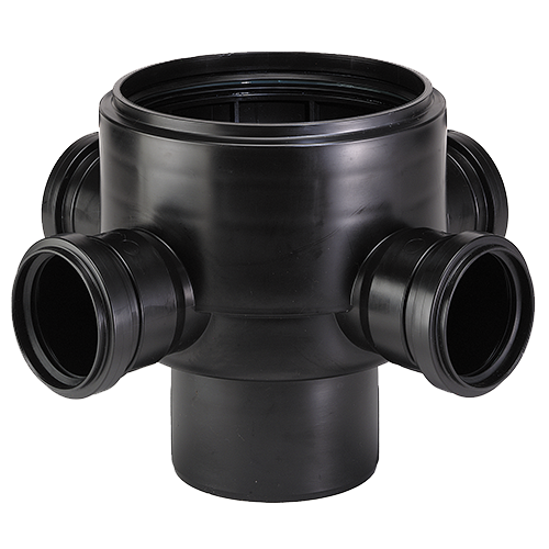 BOCA ACCESO VERTICAL CON SALIDA 110 C/4 ENT 63 DURATOP X