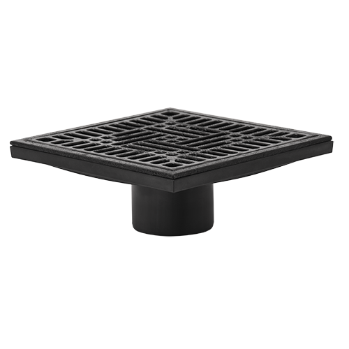 EMBUDO VERTICAL 110 REJA FUNDICION 30X30 DURATOP