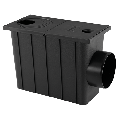 RECEPTACULO PLUVIAL SALIDA HORIZONTAL 110 - DURATOP X