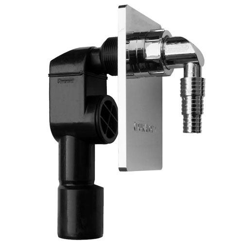 SIFON DE PARED CROMADO P/LAVARROPA DURATOP X
